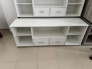 Modern 65” 2 Drawer Melamine Tv Stands