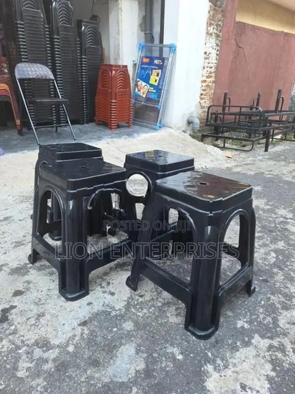 Plastic Black Colour Stools