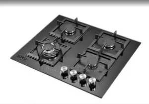 Euro (Turkey) Cooker Hob 4 Gas Burner Square Tempered Glass