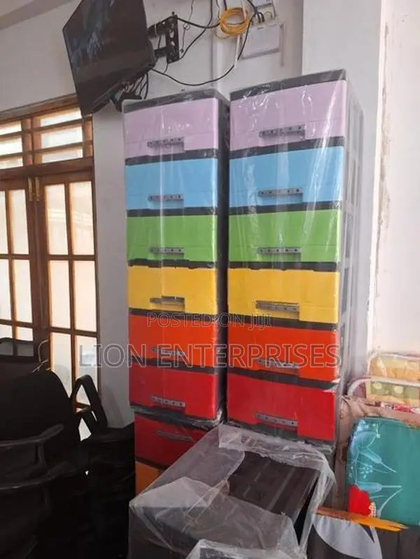6 Drawer Plastic Cupboards
