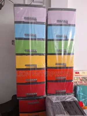 6 Drawer Plastic Cupboards