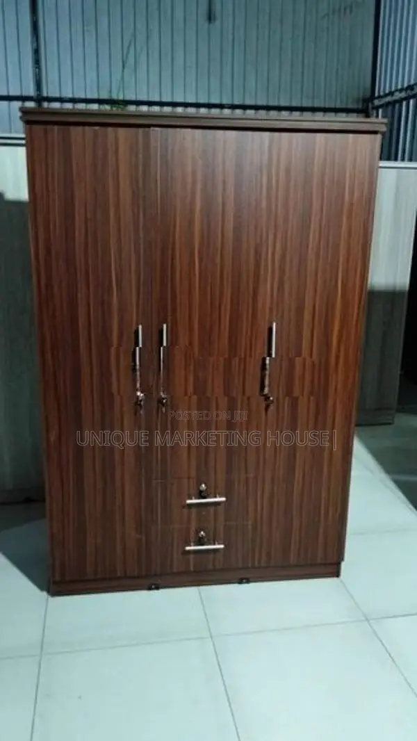 Modern Dark 3 D Wardrobe