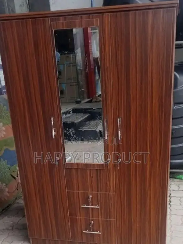 3 Door Melamine Design Wardrobe -HPWB03