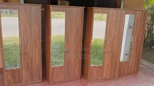2 Door Melamine Glass Wardrobe