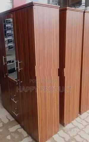 3 Door Melamine Design Wardrobe -HPWB03