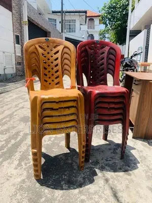 Nippon dining armless plastic chairs