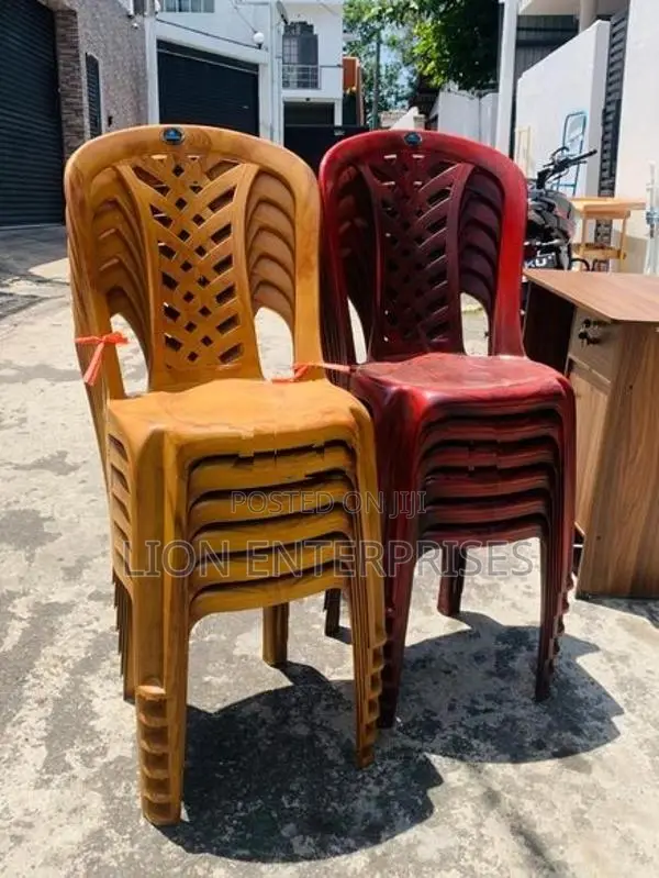 Nippon dining armless plastic chairs