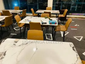 Restaurant Dining Table with Chairs