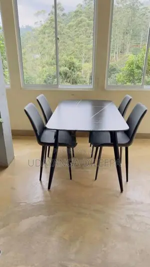 Granite Dining Table with Chairs