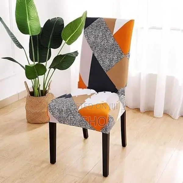 6 PCs Dining Chair - Stretchable Elastic Cloth Cover Set