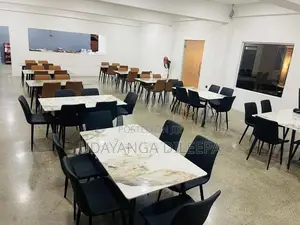 Granite Dining Table with Cushion Chairs