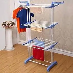 Three Layer Cloth Rack - Foldable Large 6 Feet