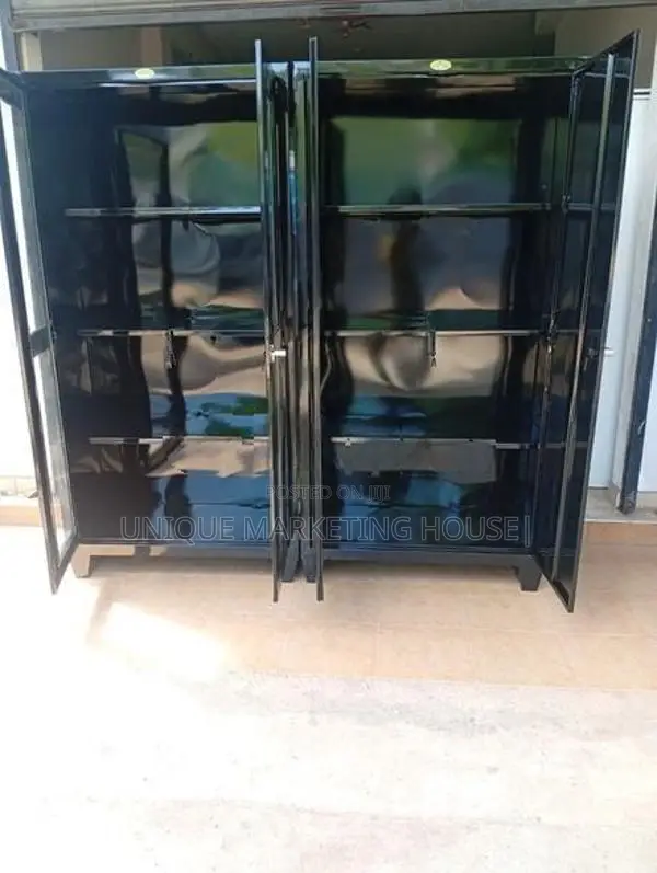 New Black 6x3 Office Cupboards