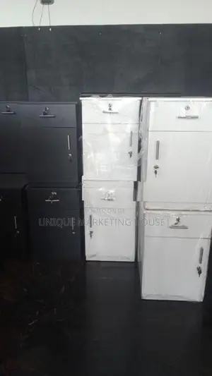 Modern Melamine White Bed Side Drawer Cupboards
