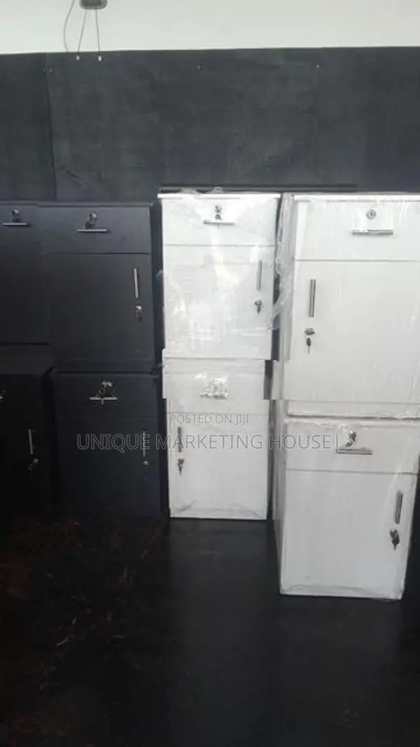 Modern Melamine White Bed Side Drawer Cupboards