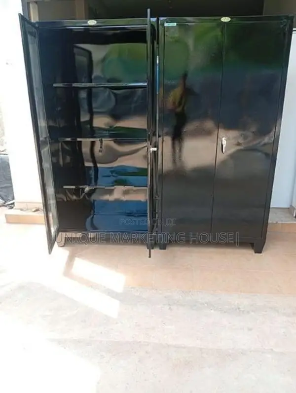 New Black 6x3 Office Cupboards