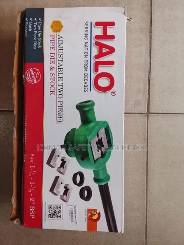 Halo Adjustable Two Piece Pipe Die & Stock Herman HT 0451