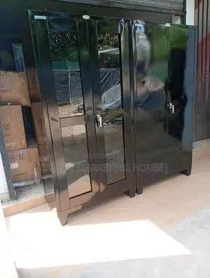 New Black 6x3 Office Cupboards