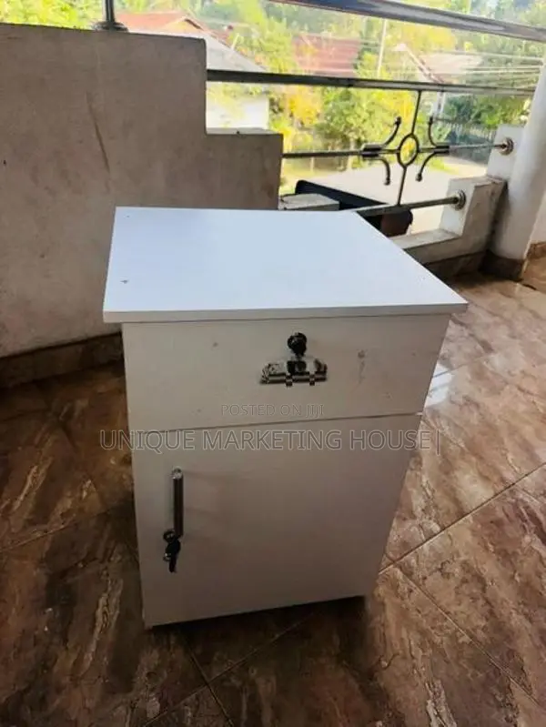 Modern Melamine White Bed Side Drawer Cupboards
