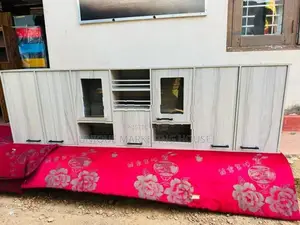 Modern 7 Ft American White Ready Made Pantry Cupboards