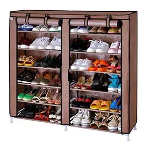 Double Side 6 Layers - Cloth Roll Up- Wardrobe Shoe Rack