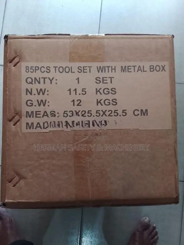 85-piece industrial tool set by K TECH Herman HT 0449
