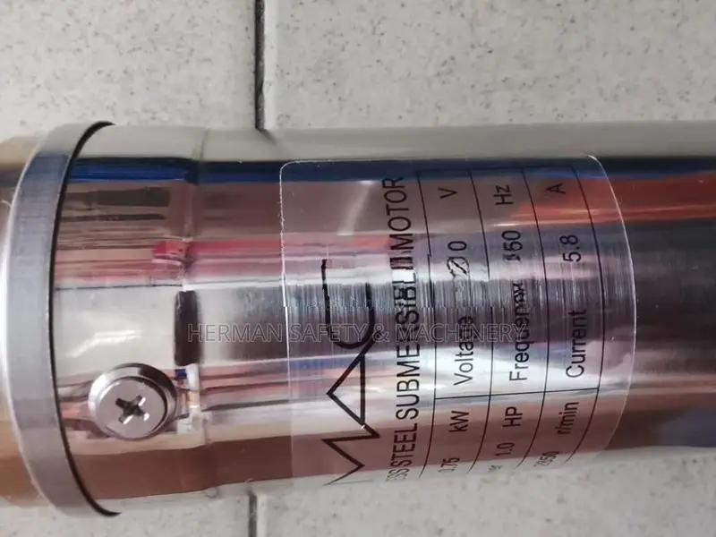1HP 4-inch stainless steel submersible deep well pump Herman PT 0232
