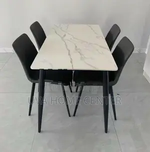 Granite Dining Set with 4 Chair