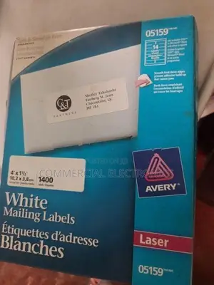 White Mailing Labels