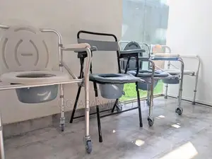 Commode Chair Without Wheel Foldable
