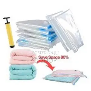 Vacuum Storage 5 Bags with Hand Pump - Luggage Organizer Pack