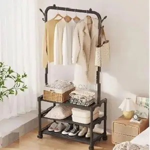 Steel Single Row Balcony Coat & Cloths Rack