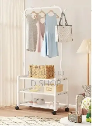 Steel Single Row Balcony Coat & Cloths Rack