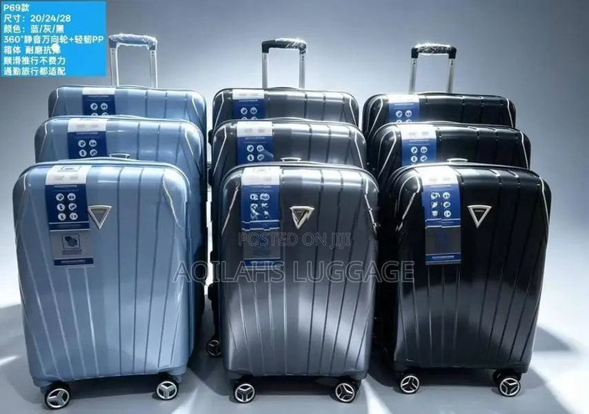 PP LUGGAGE BAGS TROLLEY SETS