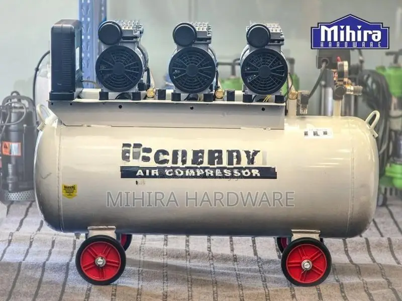 Cherry Oil free 120 liters 2.5Hp 6 pistons Air compressor silent 100