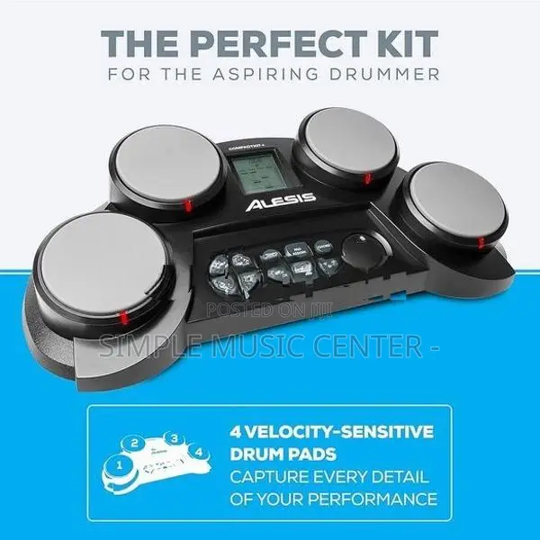 Alesis Compact Kit 4Portable Electronic 4-Pad Tabletop Drum