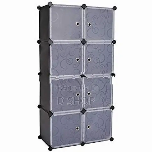 DIY Wardrobe 8 Cube Doors with Shoe Rack
