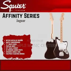Fender Squier Jaguar Electric Guitar - Affinity Serie Maple FB