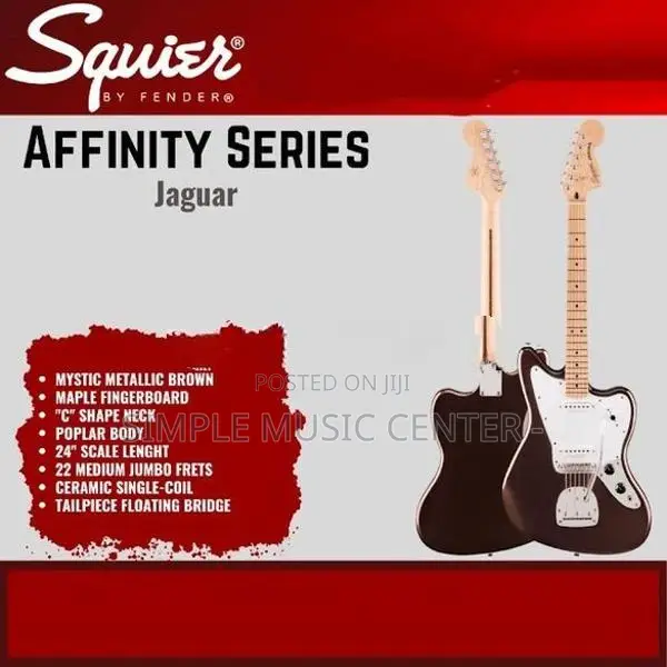 Fender Squier Jaguar Electric Guitar - Affinity Serie Maple FB