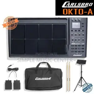 Carlsbro OKTA A Electronics Digital Percussion Machine Pad Set 8 Pads