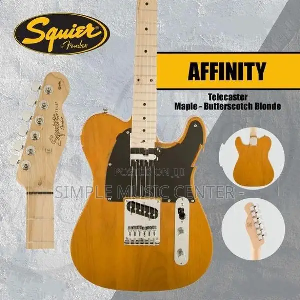 Fender Squier Telecaster Electric Guitar Affinity Series Maple FB