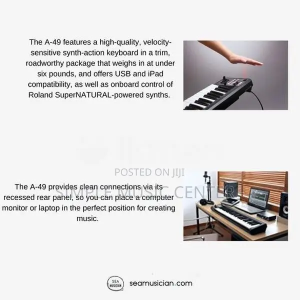 Roland A-49 49-Key MIDI Keyboard
