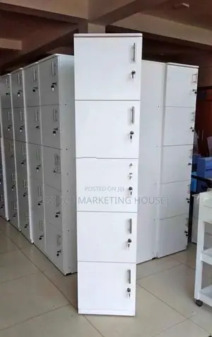 MODERN 5PCS AMERICAN WHITE LOCKABLE BOX CUPBOARDS