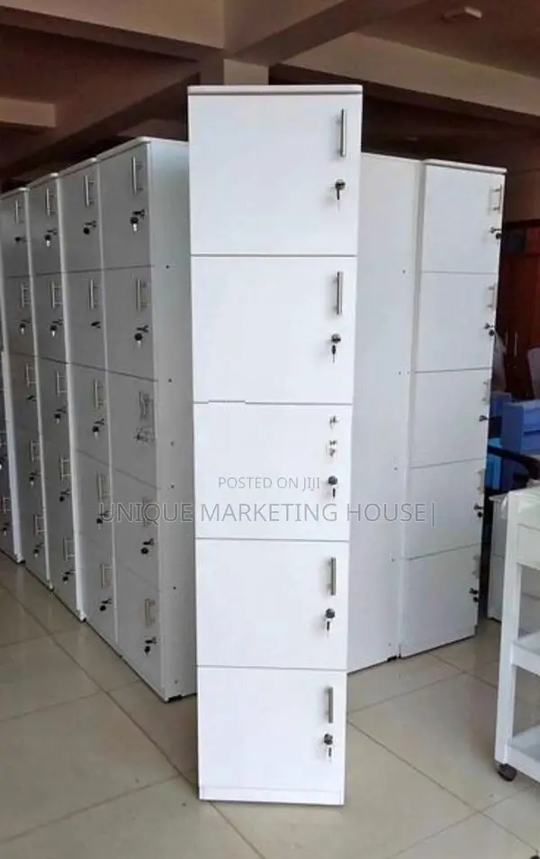 MODERN 5PCS AMERICAN WHITE LOCKABLE BOX CUPBOARDS