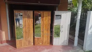 2 Door Melamine Glass Wardrobe