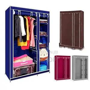 2 Door Wardrobe Cloth - Cupboard Roll up Cover Durable Storage