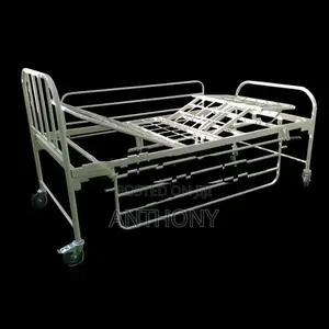 Two Function Hospital Bed Iron Mesh