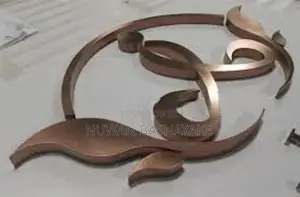 Elevate Your Brand with Elegant Stainless Curve Signage