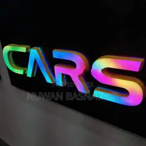 Classic Open-Face Neon Style Letters