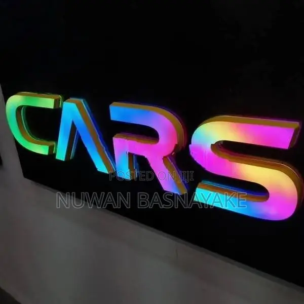Classic Open-Face Neon Style Letters